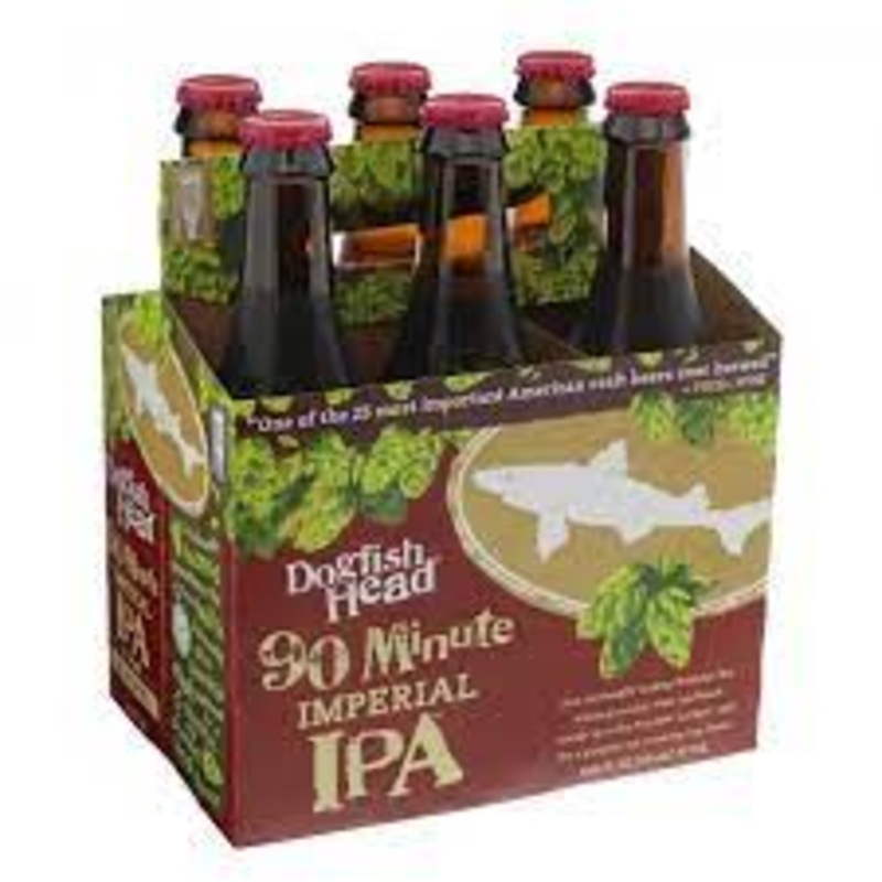 Dogfish Head 90 Minute Imperial Ipa 12oz 6 Pack Bottle