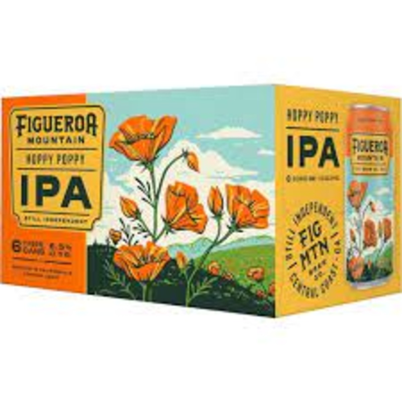 Figueroa Mountain Hoppy Poppy Ipa12oz 12 Pack Can  (alc.6.5%)
