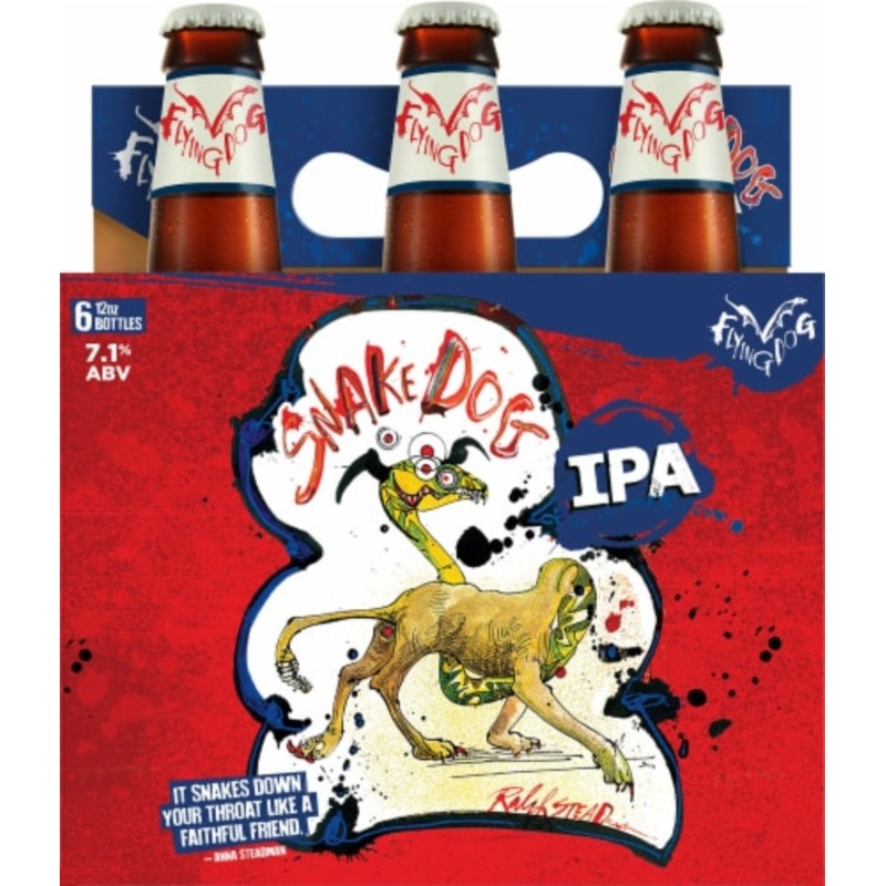 Flying Dog Snake Dog IPA 12oz 6 Pack Bottles