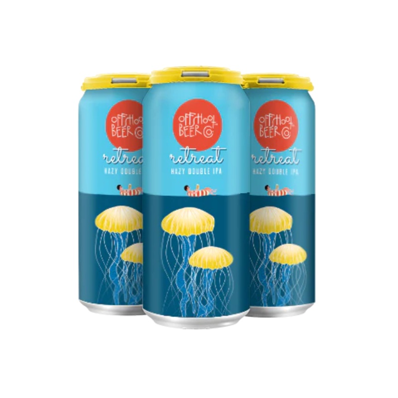 OffShoot Retreat Hazy Double IPA 16oz 4 Pack Can