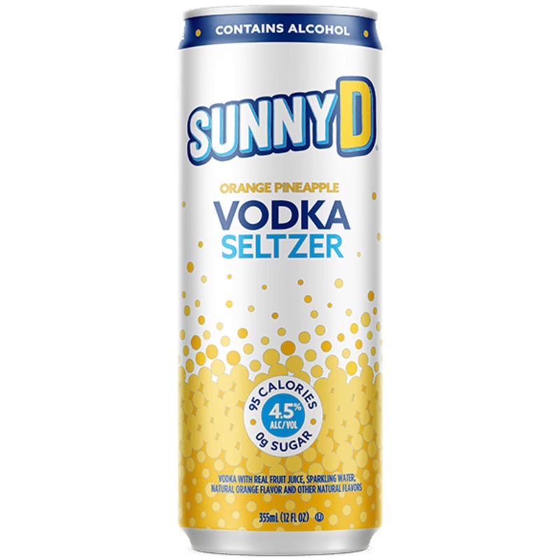 SUNNY D Orange Pineapple Vodka Seltzer
