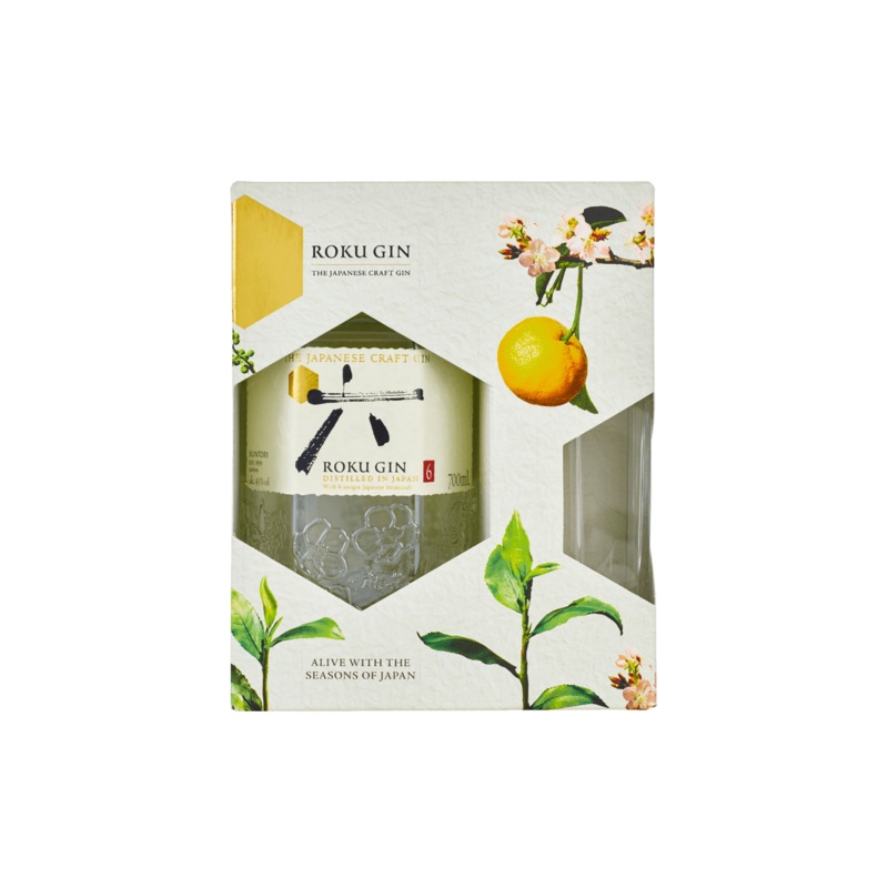 Roku Japanese Craft Gin Gift Pack 700ml
