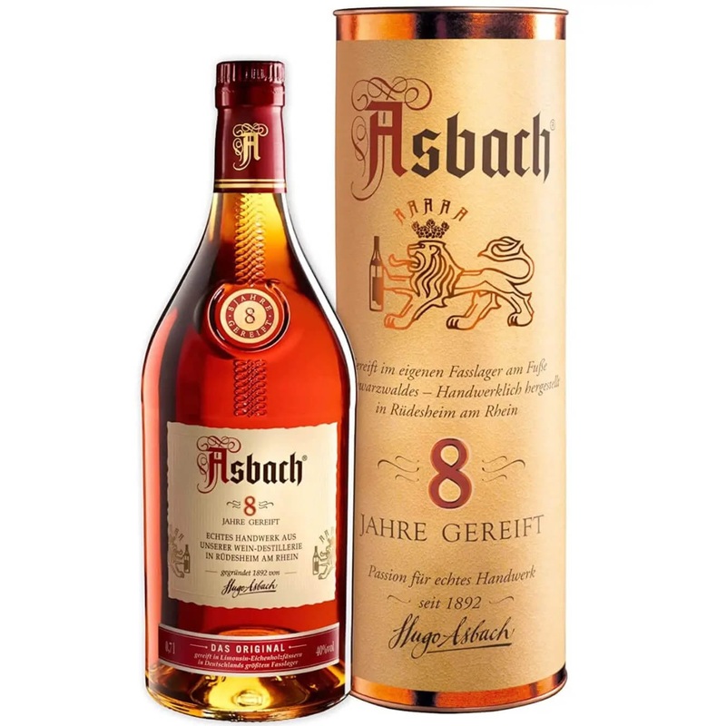 Asbach 8 Year Old German Brandy, 70 cl