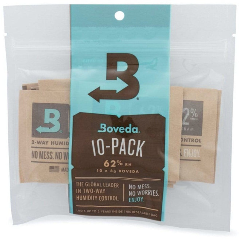 Boveda 10pk Small Pouch 8gram 62% Cigar Pouch