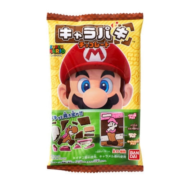 BANDAI Charapaki Super Mario Bros. Chocolate Bar