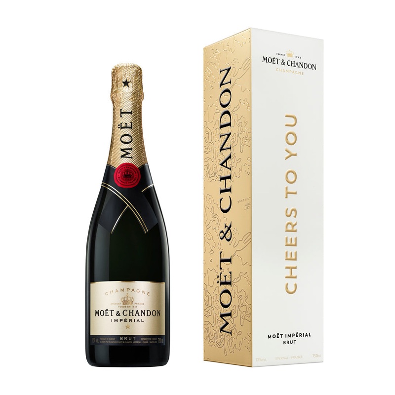 Mot & Chandon Imperial Milestones "Cheers To You" Brut Champagne Gift Box