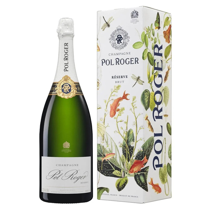 Pol Roger Brut Reserve NV Magnum Gift Box, 1.5 L
