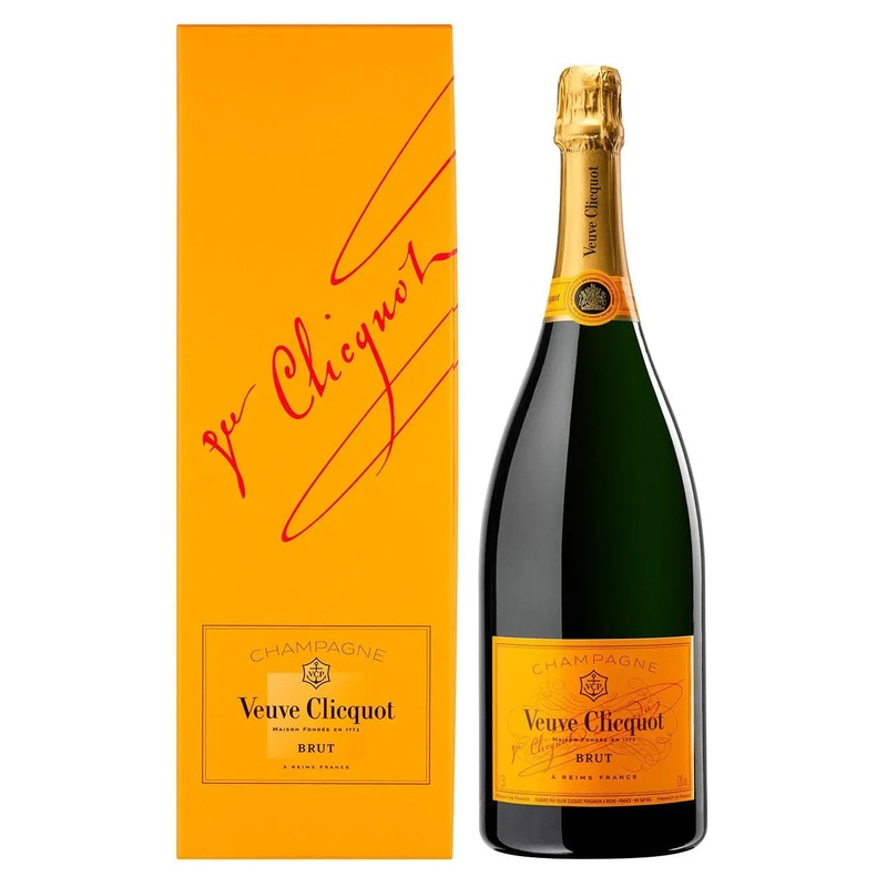 Veuve Clicquot Yellow Label Champagne Magnum Gift Box, 1.5 L