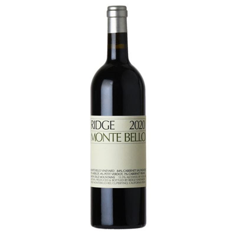 Ridge Vineyards Monte Bello Santa Cruz Mtns Cabernet Sauvignon 2021 750 ML