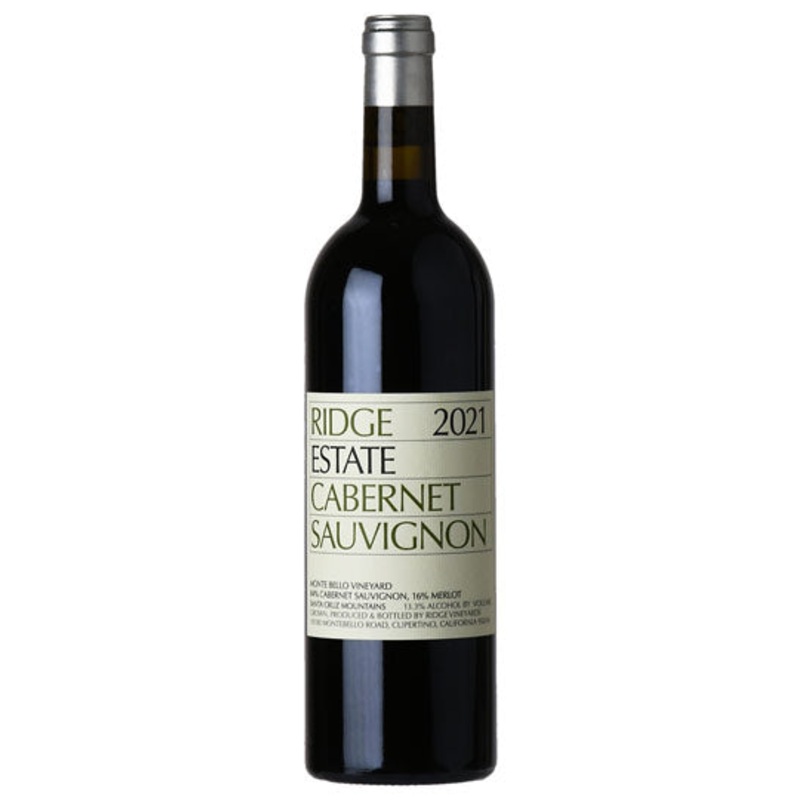 Ridge Vineyards Estate Santa Cruz Mountains Cabernet Sauvignon 2021 750 ML