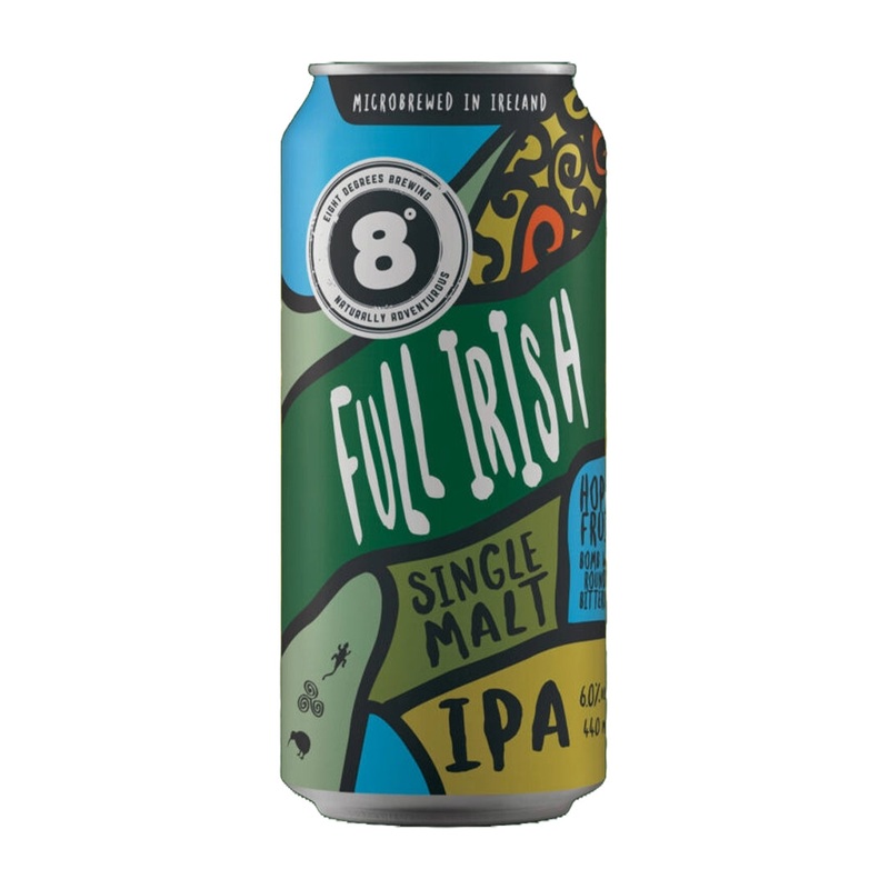 8 Degrees The Full Irish IPA 44cl
