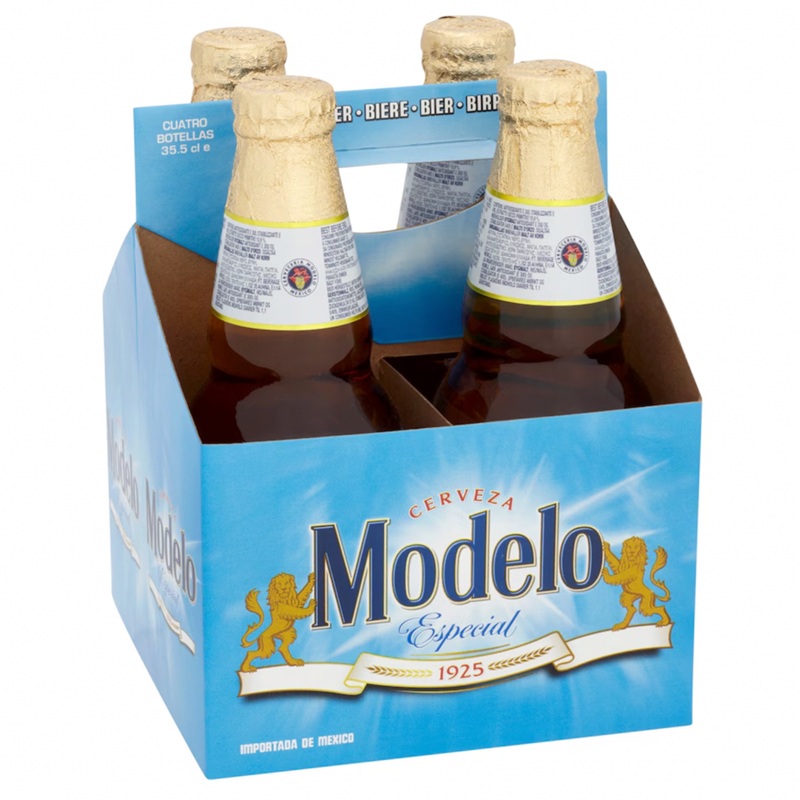Modelo Especial Beer Mexican Lager - 4 pack 355ml