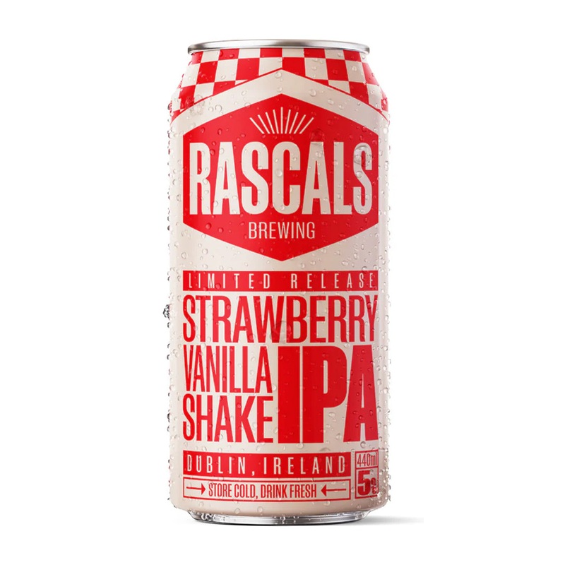 Rascals Strawberry Vanilla Shake IPA 44cl
