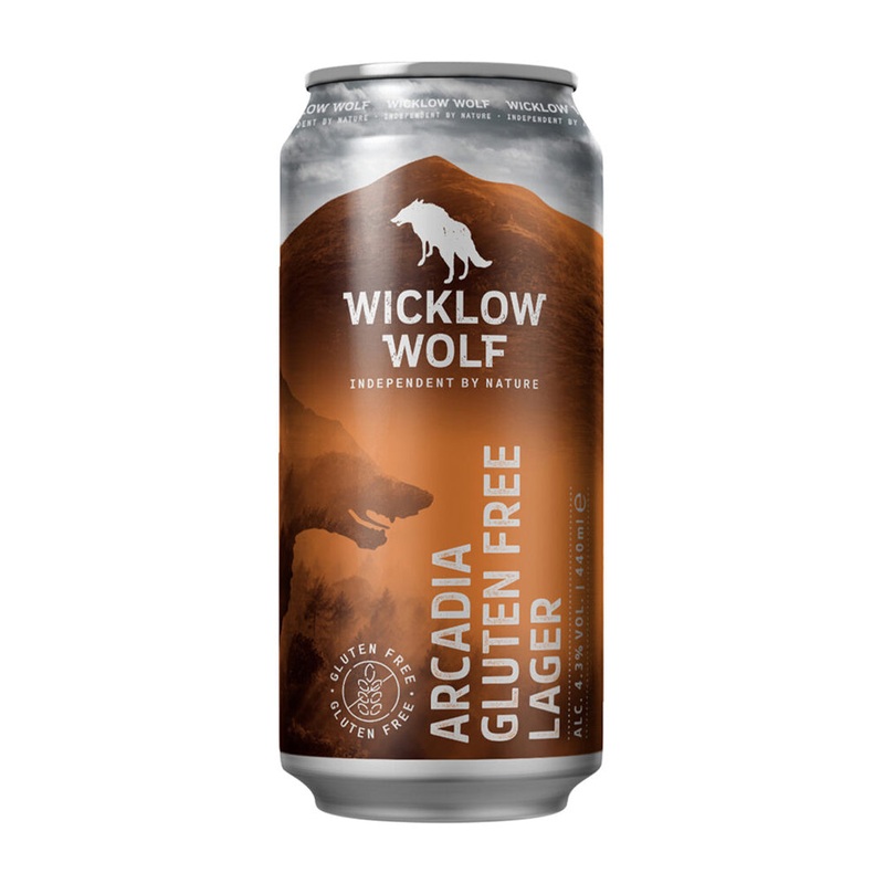 Wicklow Wolf Arcadia Gluten Free Lager 44cl Can 4.3%