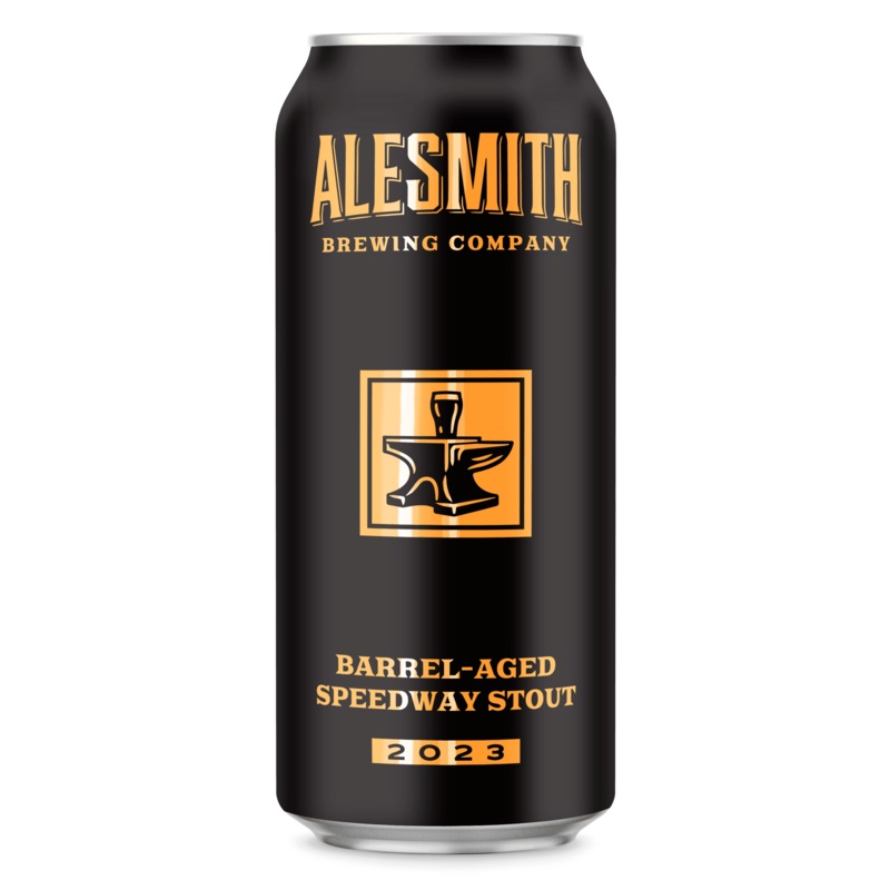 AleSmith Barrel-Aged Speedway Stout (2023, 13.3% ABV) 16oz can