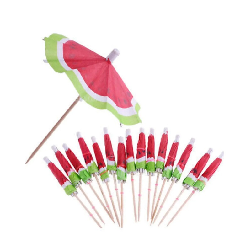 Cocktail Umbrellas Watermelon