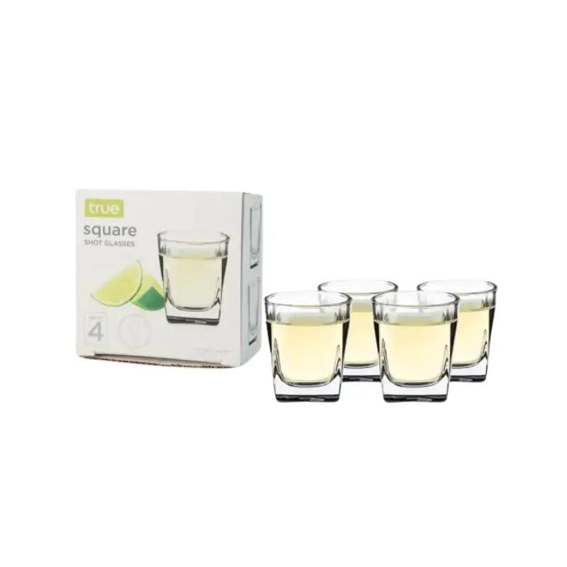 Square Shot Glasses Set of 4 by True