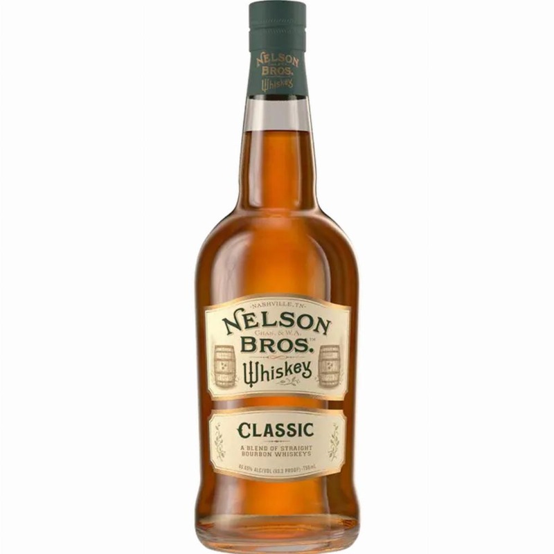 Nelson Bros Blended Bourbon Classic 93.3. Proof