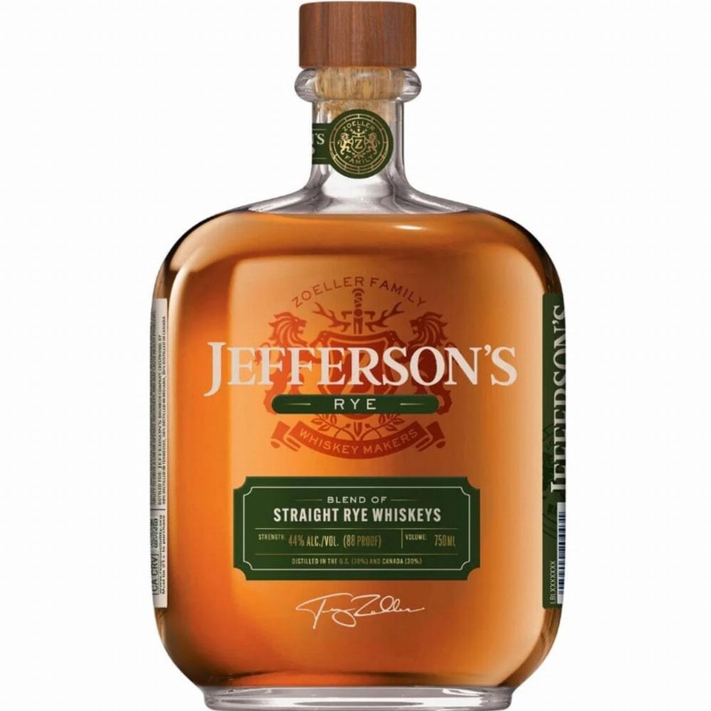 Jefferson's Rye Blend of Straight Rye Whiskeys 88 Proof 750ml