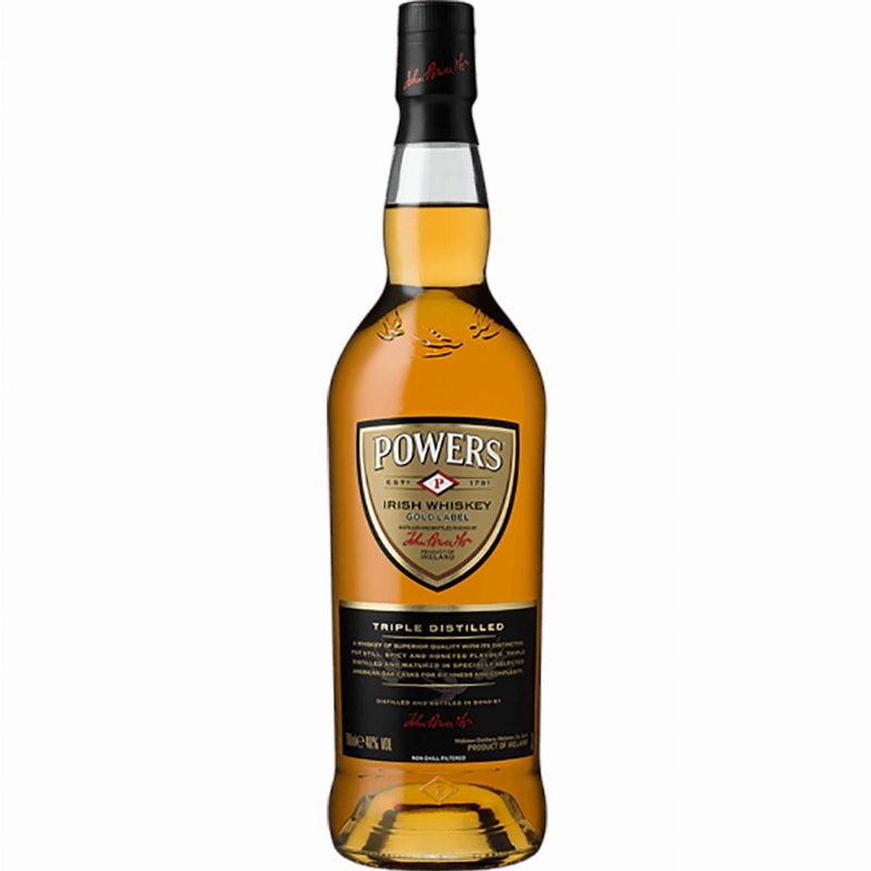 Powers Irish Whiskey Gold Label 750ml