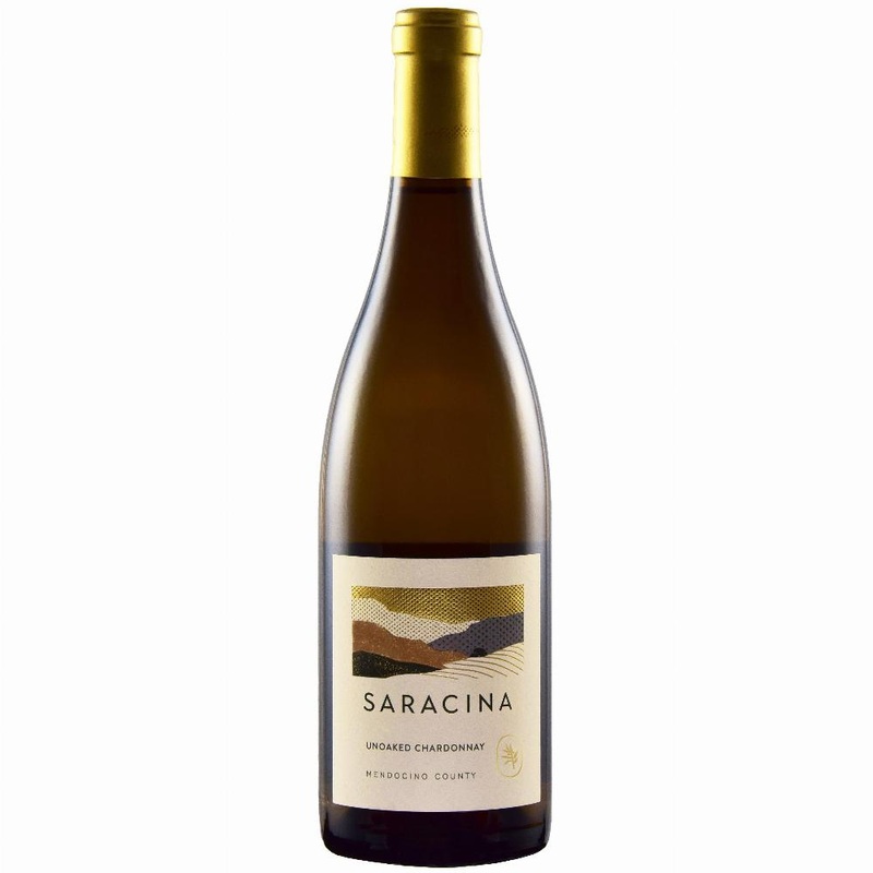 Saracina UNOAKED Chardonnay Mendocino County 2022 750ml