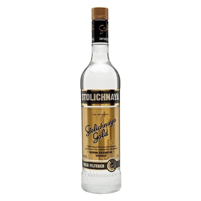 Stolichnaya Gold Vodka, 70 cl