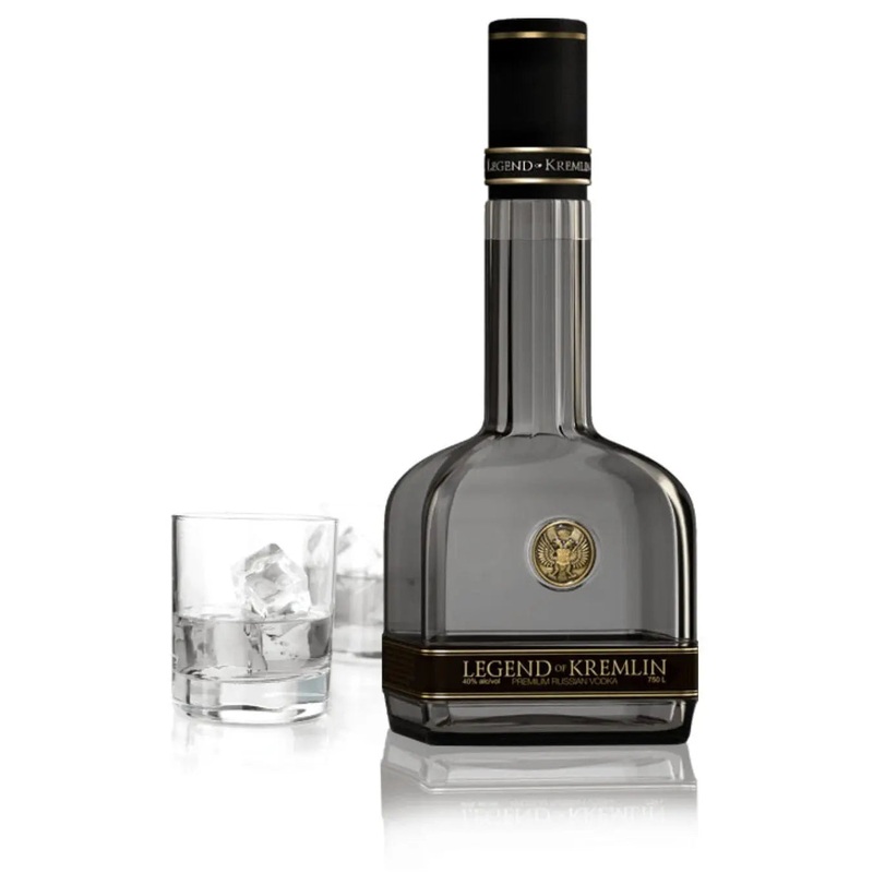 Legend Of Kremlin Black Bottle Vodka, 70 cl