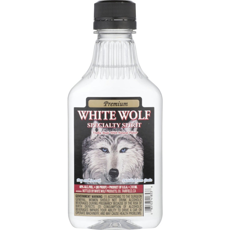 WHITE WOLF VODKA 80 PET